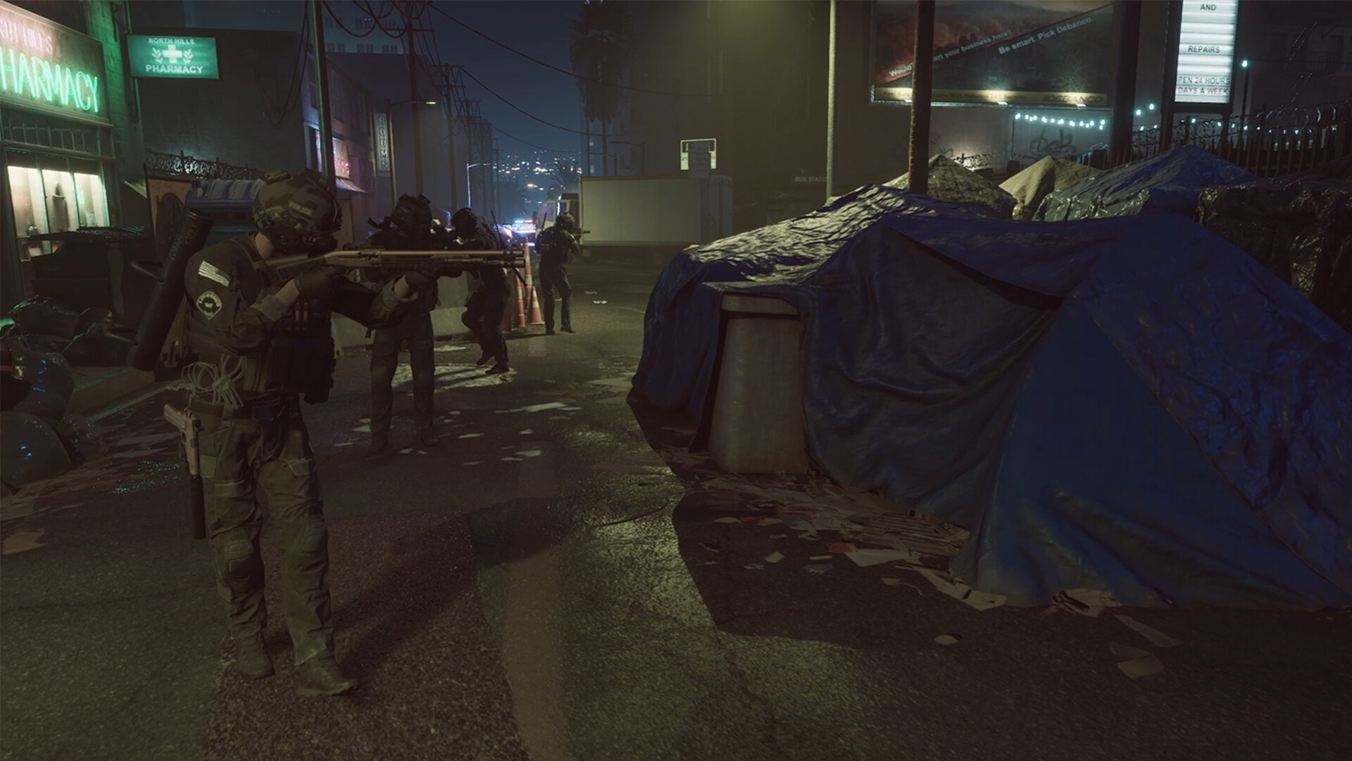 Tactical hallway operation